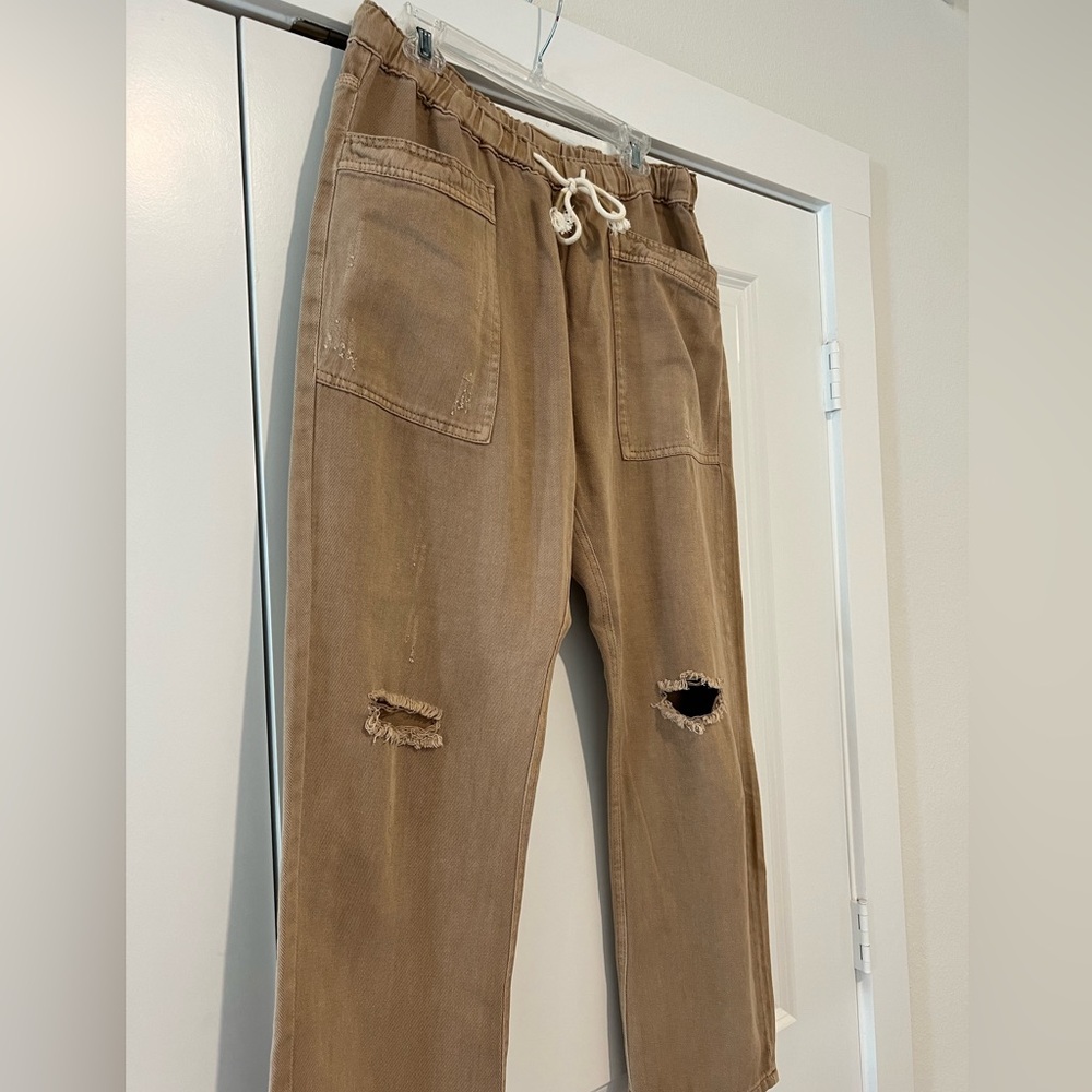 Bohme Distressed Khaki Pants